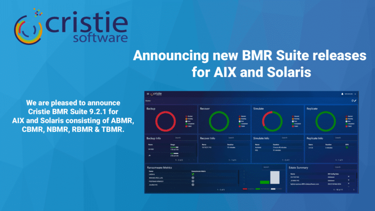 Cristie Software BMR Suite 9.2.1 for AIX & Solaris